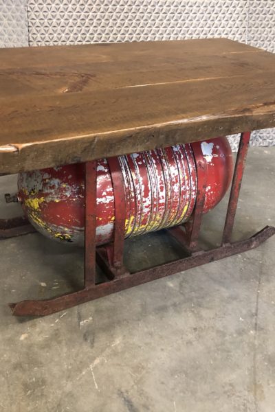 Military Oxygen Tank Coffee Table